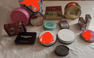 Lotes de Cajas de Lata Vintage