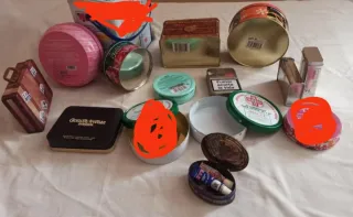 Lotes de Cajas de Lata Vintage