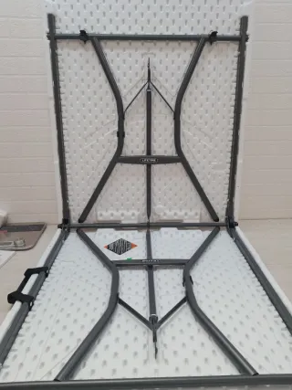 Mesa Plegable Rectangular LIFETIME Blanca