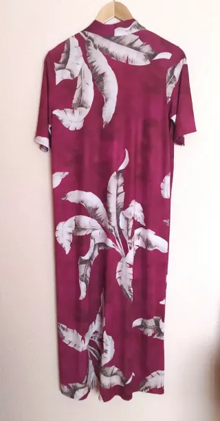 Vestido largo licra fría.