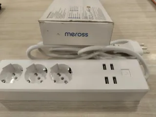 Regleta Inteligente Meross Wi-Fi 3 Enchufes