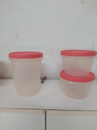 Botes de plástico poner cosas