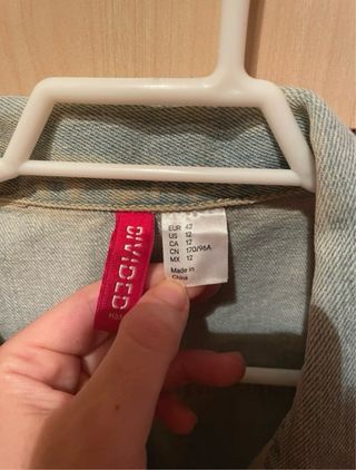 Chaleco vaquero H&M sin mangas.