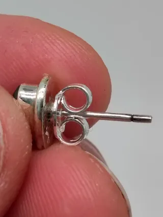 Pendientes Plata 925 y Esmeralda