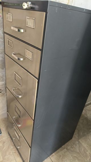 Armario Archivador Metálico Oficina Vintage