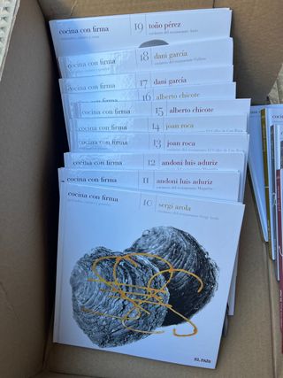 Colección libros de cocina “Cocina con firma”