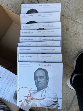 Colección libros de cocina “Cocina con firma”