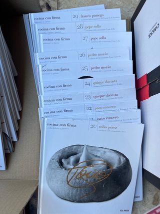 Colección libros de cocina “Cocina con firma”