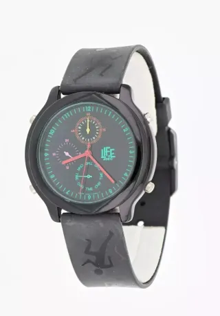 Orologio LIFE CHRONO nero con cinturino sportivo