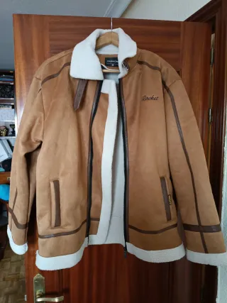 Chaqueta marrón con forro