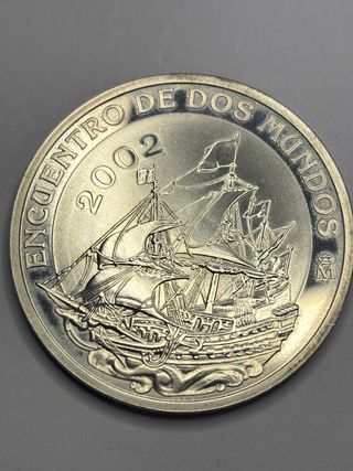 Moneda 10 Euros España 2002 Dos Mundos
