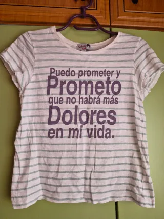 Camiseta Dolores Promesas Talla XS