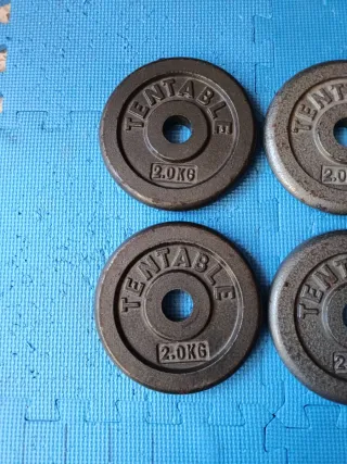 Discos de pesas Tentable 2 kg