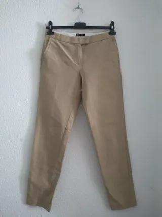 Pantalón Massimo Dutti Beige