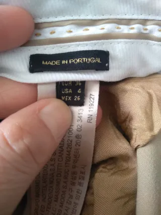 Pantalón Massimo Dutti Beige