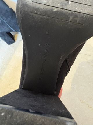 Botines de tacón negros