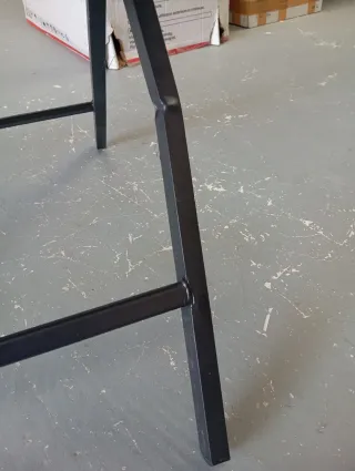 Tavolo pieghevole Aktive per giardino in acciaio nero per 4 persone