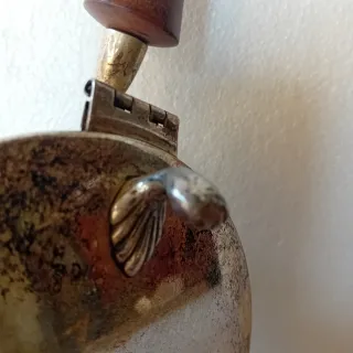 Pentolino vintage manico legno