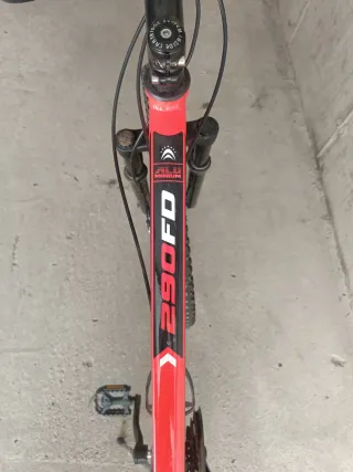 Bicicleta Racer 290 FD Roja