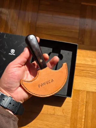 Cortador redondo de cuero