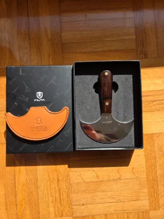 Cortador redondo de cuero