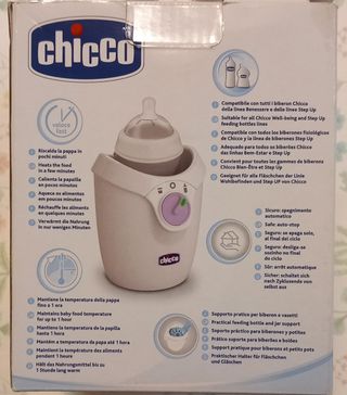 Calienta biberones Chicco + esterilizador