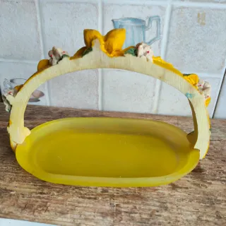 Cestino decorativo limoni