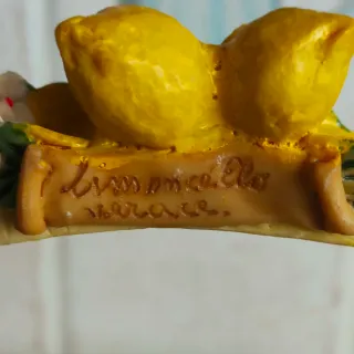 Cestino decorativo limoni