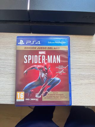 Playstation 4 Negra con el spiderman