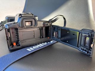 Cámara Canon con flash