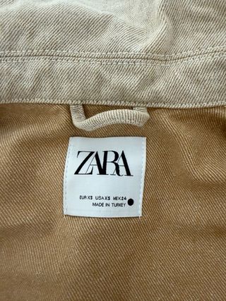 Pantalones Zara Beige Algodón