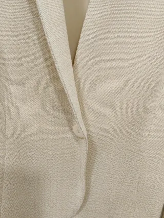 Blazer Zara Talla 36 Beige