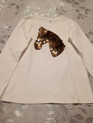 Set maglietta e pantaloni bambina 7-8 anni.