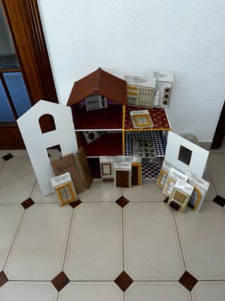 Casa de muñecas Andaluza de madera