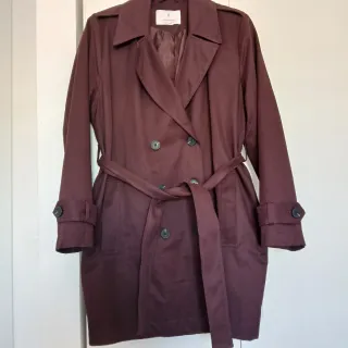 Americana morada con cinturón de primavera 1 uso