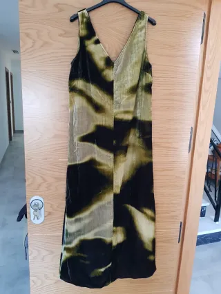 Vestido Parfois verde y negro talla L