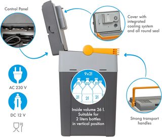 LUMI28, Nevera termoeléctrica portátil, 26L