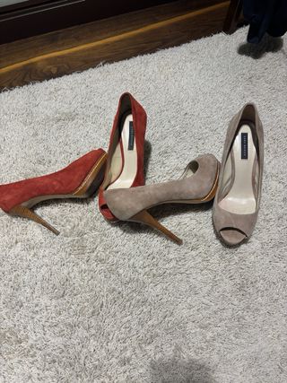 Zapatos de tacón de zara Cada uno 10€