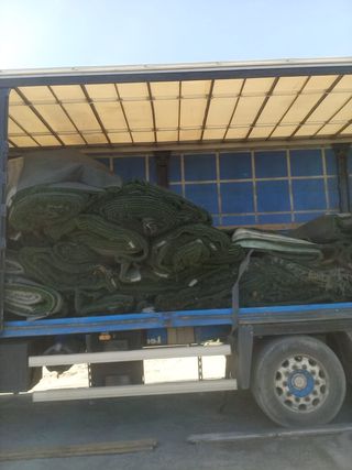 Césped artificial reciclado