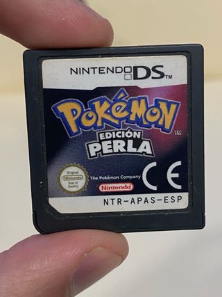 Cartuccia del gioco Pokémon Perla per Nintendo DS in spagnolo