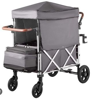 Carrito Wagon 2 Plazas Gris.