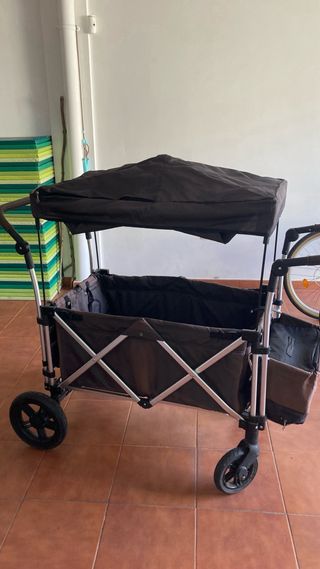 Carrito Wagon 2 Plazas Gris.
