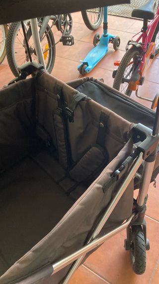 Carrito Wagon 2 Plazas Gris.