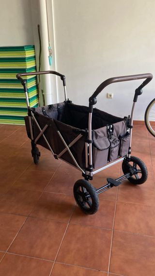 Carrito Wagon 2 Plazas Gris.