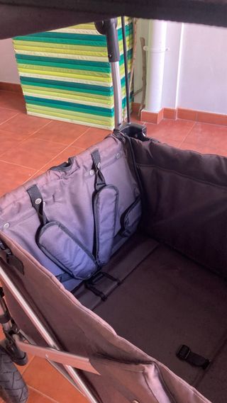 Carrito Wagon 2 Plazas Gris.