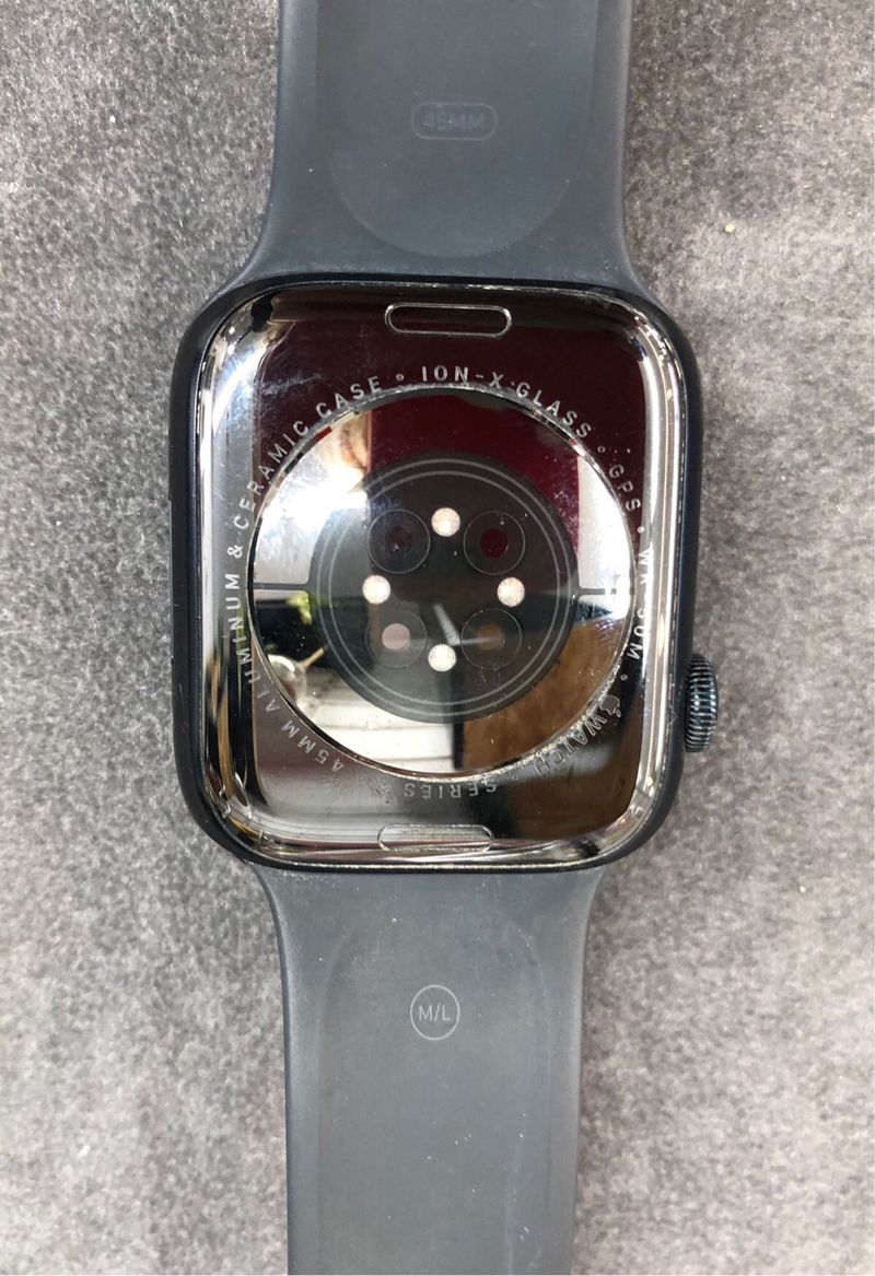 Apple Watch Serie 8 Correa Negra afbeelding 4