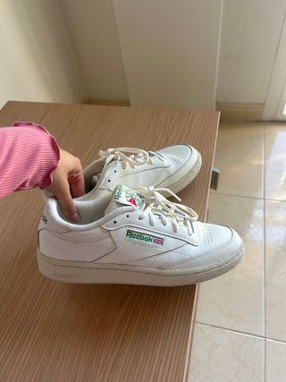 Deportivas Reebok Blancas y Verdes