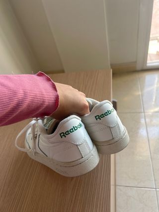 Deportivas Reebok Blancas y Verdes