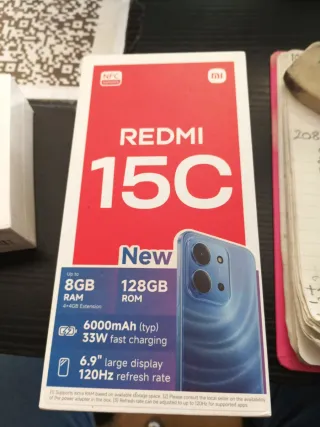 Xiaomi Redmi 15C 128GB Verde Libre + Auriculares