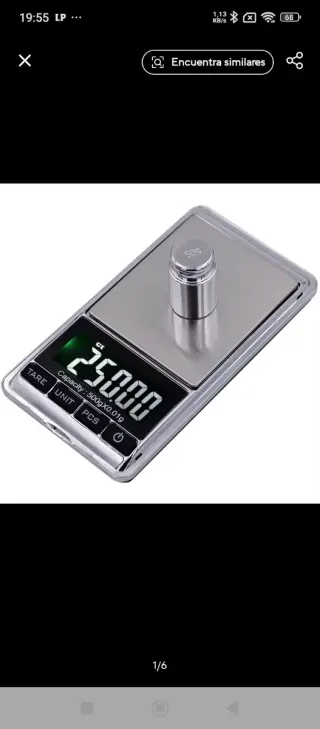 Balanza de precisión joyero 500g
